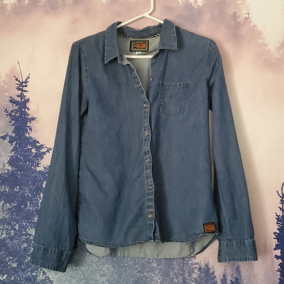 Volcom denim flannel - Picture 1 of 3